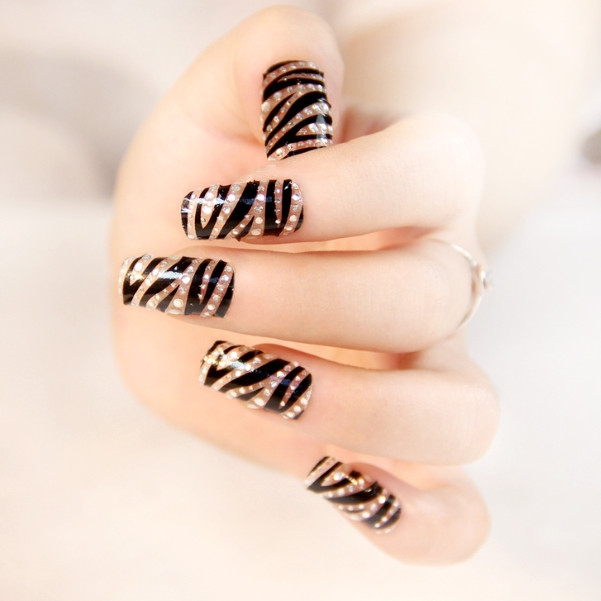 new fashion glitter beauty sexy leopard stylish rhinestones for nail DIY manicure 3D diamond nail art