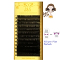 J S 4trays mix length Saving Time high quality Ellipse Flat False mink Eyelash Extension ellipse