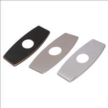 Free Shipping New Brush Nickel/Black/Chrome Finish 8″ Bathroom Kitchen Sink Faucet Hole Cover Deck Plate Escutcheon
