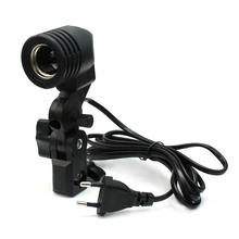 E27 Bulb Socket Flash Umbrella Swivel Bracket font b Studio b font Photography Single Head font