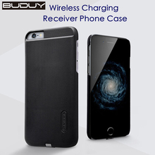 DHL Shipping Nilkin Qi Wireless Charger Receiver Case Wireless Charging Transmitter Back Cover Protector For iPhone6 6S Plus