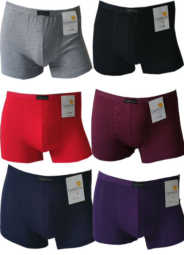 Hot Sale Fashion Brand Underwear Men Cotton Cueca Solid Household Sport Boxer Breathable Shortrts Men Boxer