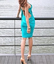 2014 New Sexy Beach Cover up Swimwear Dress Bikini Wrap Dress praia Cover up Dress Free
