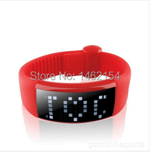 8GB Multi functional Jelly Unisex USB Flash Drive LED Wrsist Watches Smart 3D Pedometer Watches with