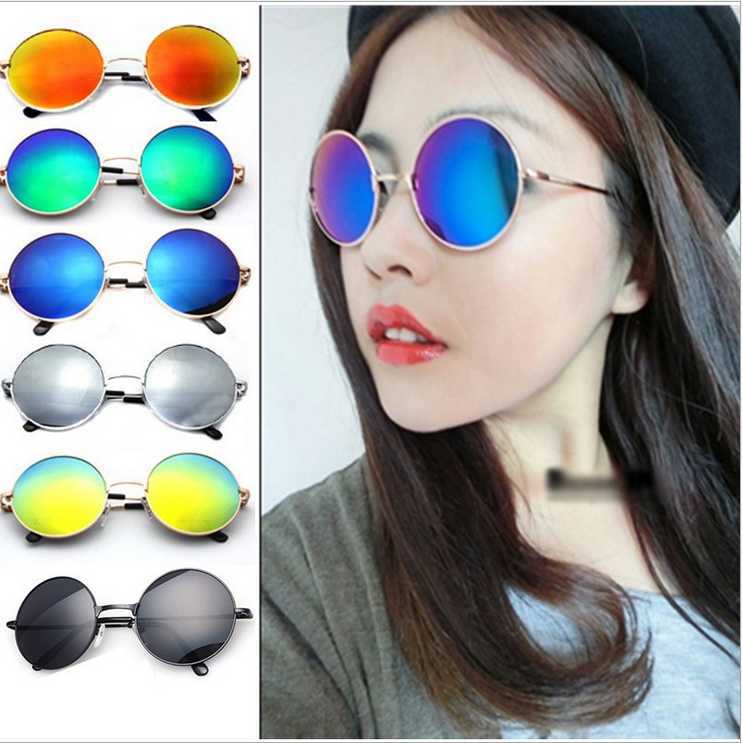 Hot Vintage Round lens Sunglasses Men women Polarized Gafas Oculos Retro Coating Sun Glasses Round