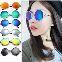 Hot Vintage Round lens Sunglasses Men/women Polarized Gafas Oculos Retro Coating Sun Glasses Round