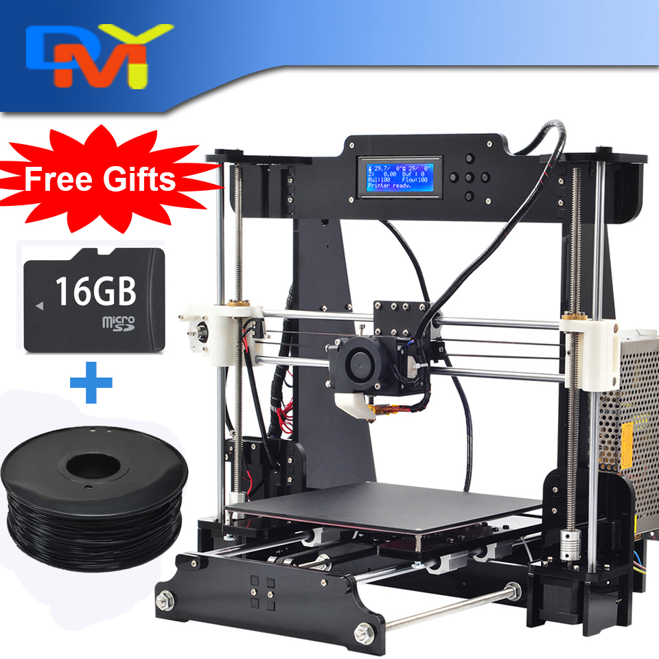 Prusa I3 X 3D Printer Diy Full Acrylic Frame High Precision Impressora Kit with 1 roll