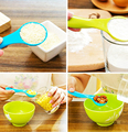 5pcs bag different colours Kitchen works Measuring Spoons Cup Baking Utensil Set cook tools