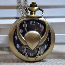 Fast Shipping Pocket Watch New Style The Burton s Nightmare Before Christmas Necklace Chain Quartz Pocket