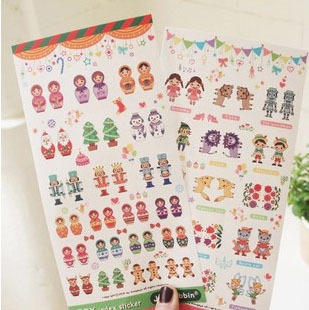 2 sheets/lot Free Shipping/new cute toy story index paper stickers /Multifunction/DIY Sticker/ Korea stationery