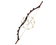 35lbs archery horse traditional recurve bow adult hunter hunting shooting bow and arrow snakeskin leather fiberglass
