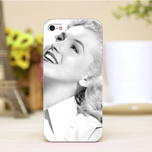 pz0006-2-3-8 Marilyn Monroe Design cellphone cases For iphone 4 5 5c 5s 6 6plus Shell Hard Lucency Skin Shell Case Cover