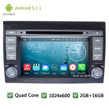 7″ Quad Core 16GB Android 5.1.1 HD 1024*600 WIFI DAB+ FM BT Car DVD Player Radio Stereo Audio Screen PC For Fiat Bravo 2007-2014