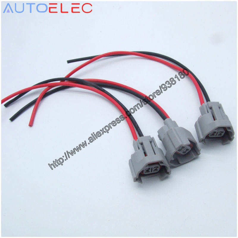 8 Nippon Denso Fuel Injector Harness Plugs Clips for Mazda Subaru WRX Sumitomo