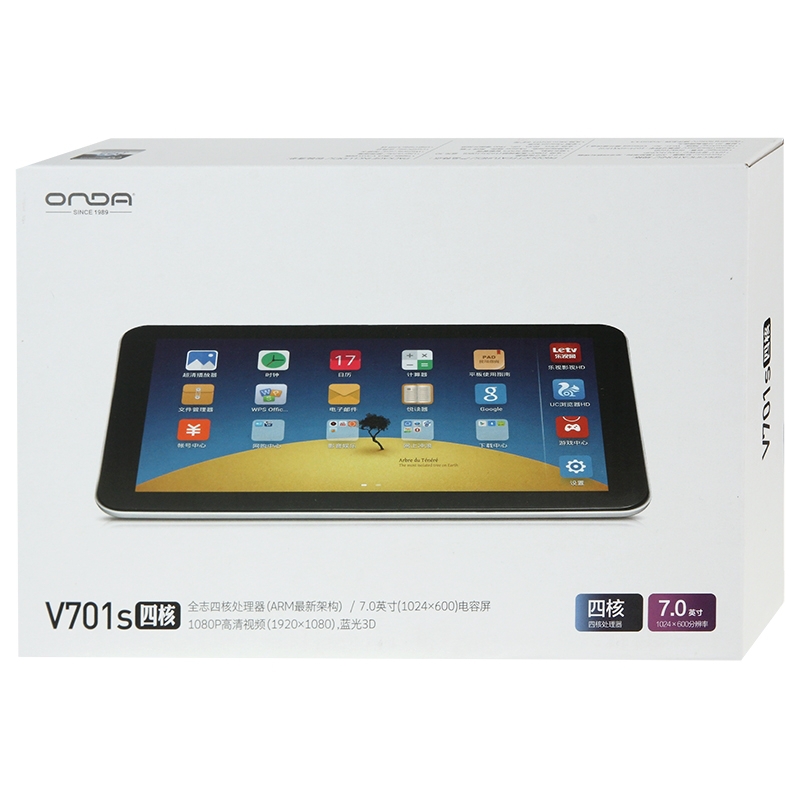 Original ONDA V701s Allwinner A31s Quad Core ARM Cortex A7 512MB 8GB 7 0 Android 4