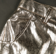 2015 new fashion slim fit male leather pants men s punk casual trousers nightclub bar stage