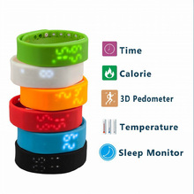 15pcs Smart Flex Fitness Tracker