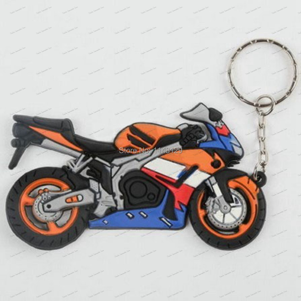Honda motorcycle rubber keychains #7