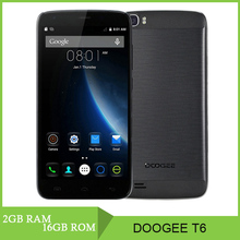Original Presale DOOGEE T6 16GB 5.5”HD 6250mAh Android 5.1 Smartphone MT6735 Quad Core 1.0GHz RAM 2GB WCDMA FDD-LTE 1280×720