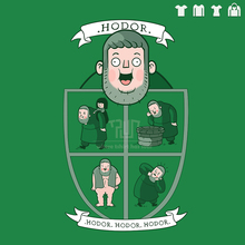 Game of thrones Hordo drawing DTG print men unisex t-shirt O-neck 100% 180g cotton short sleeve straight cut free shipping
