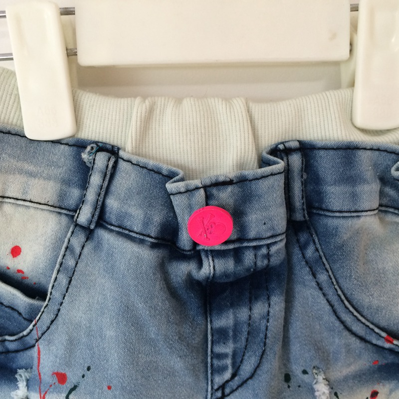 Baby girls ripped jeans shorts 1-3