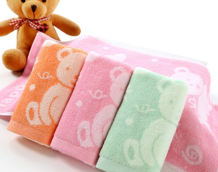 3pcslot 2550cm Baby Face Towel Kids Children Baby Bath Towel Toalha De Banho Cute Cartoon Towel Set Bathroom Product Girls Boy (4)