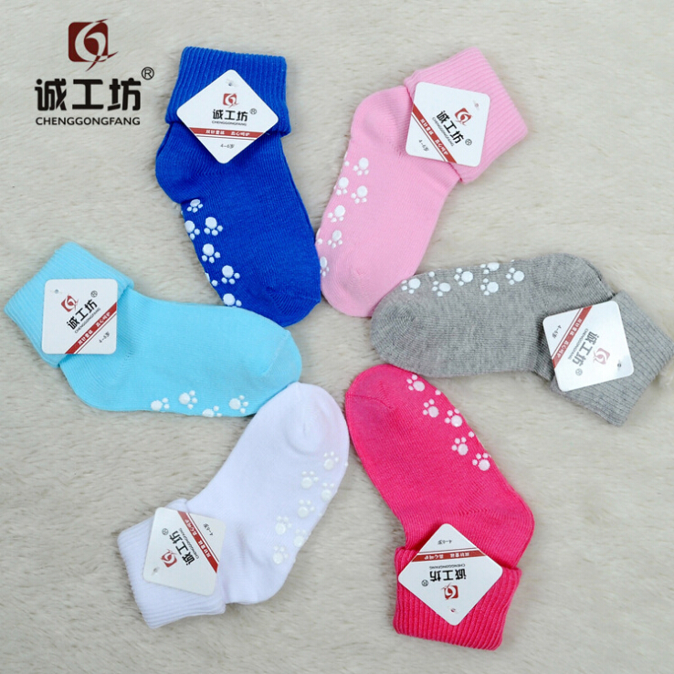 0-6 years old baby socks newborn anti slip cotton socks for girls and boys 2015 spring autumn Infant toddler antiskid long socks