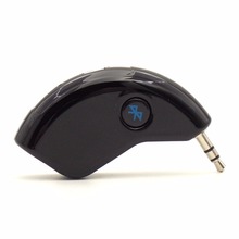 Super Mini Bluetooth Car Kit Bluetooth Receiver Handsfree AUX Outout Adapter For Music and Mobile Phone Iphone