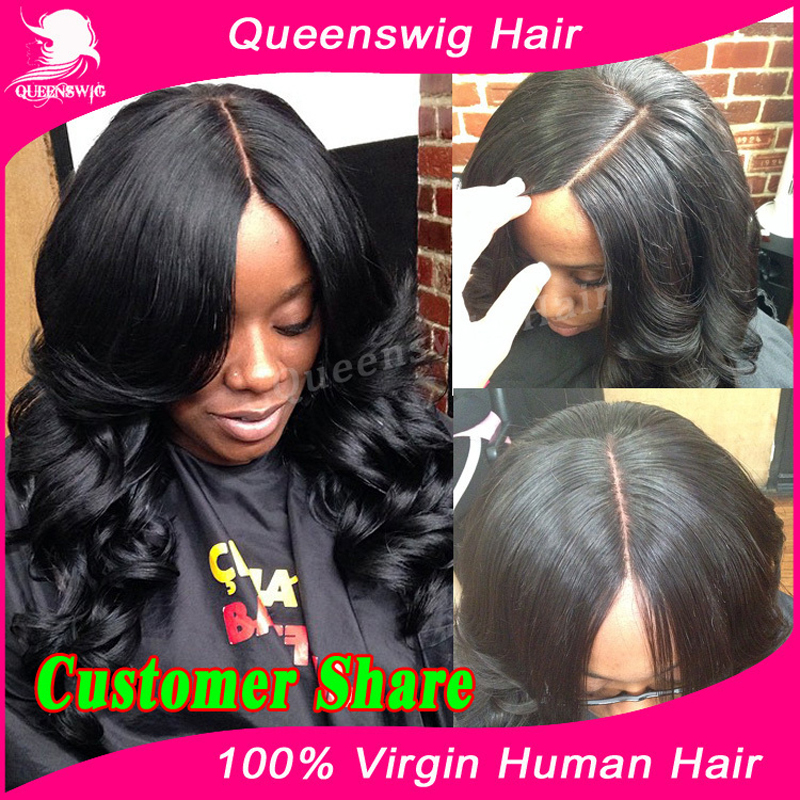 Bleached Knots body wave Virgin Brazilian Hair Weaves Closure 4 4 inches Brazilian Lace Closure Free Shipping.jpg
