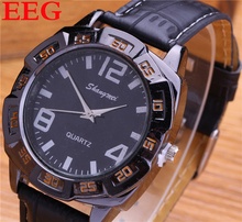 Watches Men Luxury Brand Fashion Simple Quartz Watch Men Genuine Leather Dress Watches Casual Men Wristwatch Montre Homme