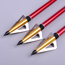 6pcs pack Promotion 125 Grain Arrowhead Bow and Arrow Point Archery Steel Blade Arrowhead for Hunting
