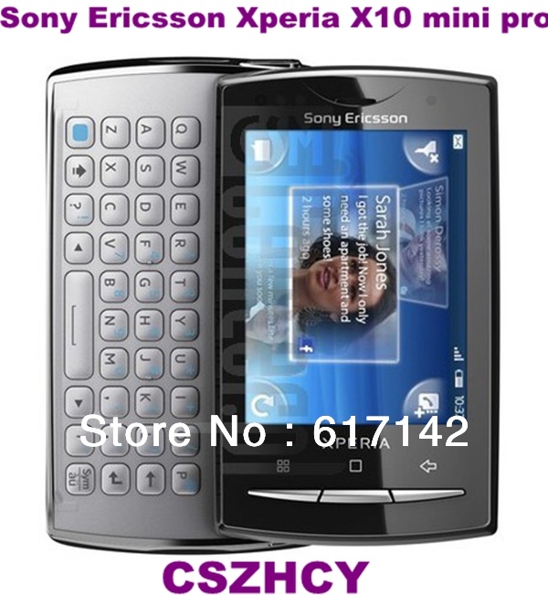 Original Refurbished Sony Ericsson Xperia X10 mini pro Smart cellphone GPS Android OS Wi Fi touchscreen