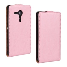 Retro Stylish Style Crazy Horse Flip Leather Case For Sony Xperia SP M35 M35h C5302 C5303