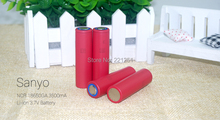 2pcs. 2015 new original 18650 Sanyo NCR18650GA 3500 mAh rechargeable lithium battery 10A continuous discharge battery
