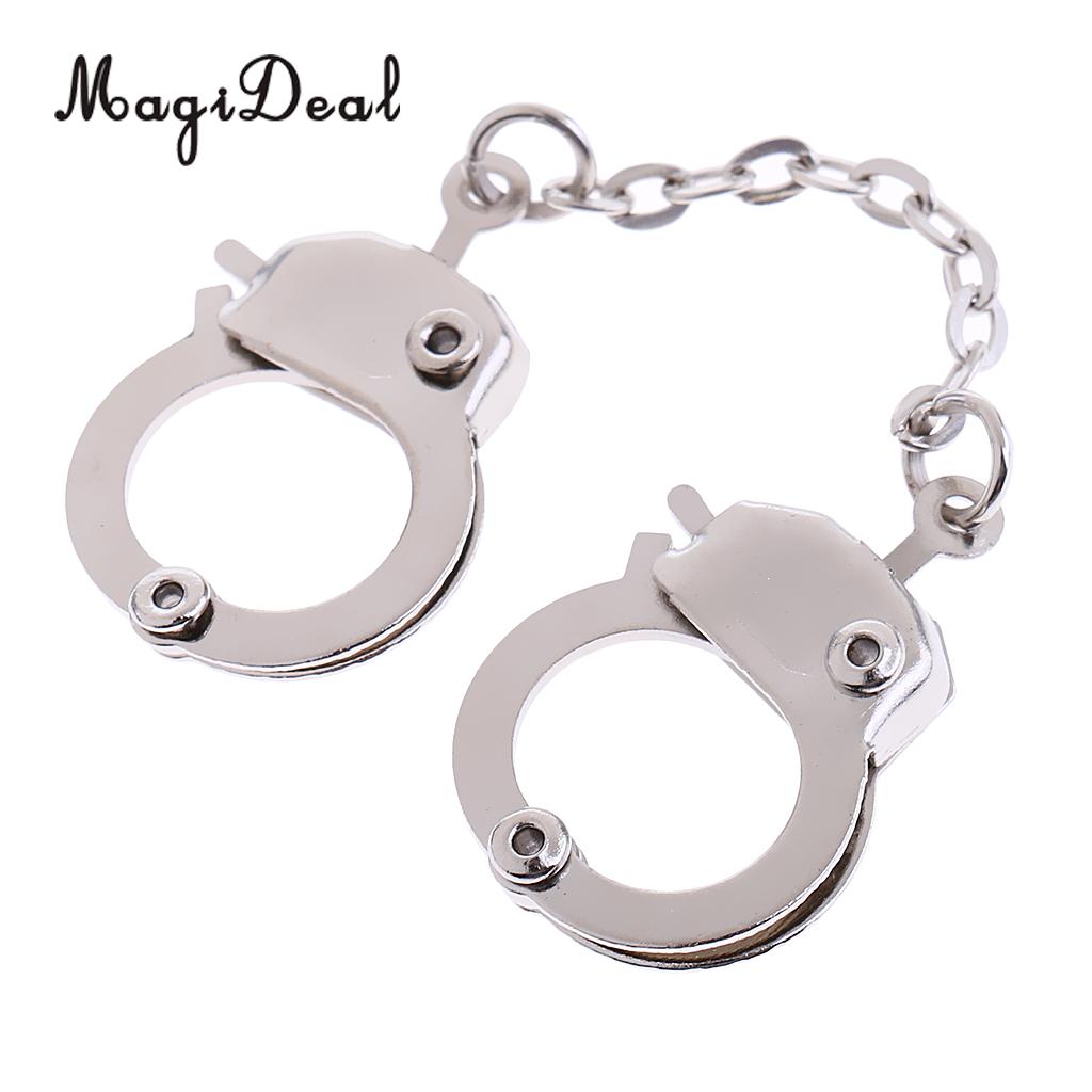 2pcs 1/6 Handcuffs for 12 inch Very Hot Toys/Hot Plus/Phicen Action Figures