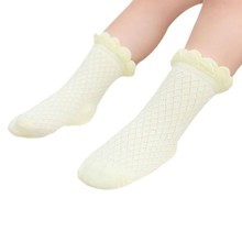 2 pcs/lot Free Shipping Cheap Baby Kids Cotton Mesh Short Thin Socks Spring Summer Children Baby Girls Kids Socks Wear