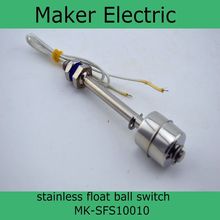 Mk-sfs10010 110 V alta precison Tnak piscina de nivel de líquido de agua Vertical Sensor de acero inoxidable interruptor de flotador de bola