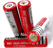 10 шт. / LOT ultrafire 18650 аккумулятор 4000 мАч печатная плата 3,7 V перезаряжаемый аккумулятор для светодиодный фонарик