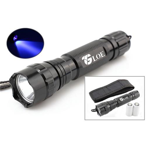 battery powered black light flashlight