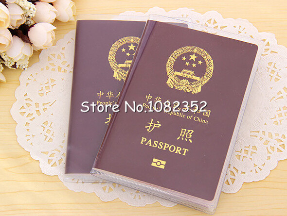  unisex transparent passport holder cover waterproof business ID card bag protective sleeve quality travel card free ship