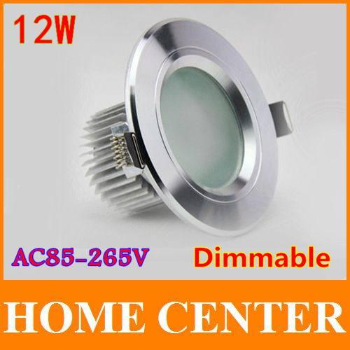 10pcs/lot Dimmable Antifogging 12W Epistar led downlight AC85-265V Contains the drive power free shipping