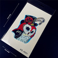 New 1PC Exclusive Body Art Temporary Tattoo Arm Sleeve Sticker Owl Hat Design Waterproof Fake Tattoo