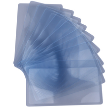 10 unids tarjeta de crédito 3 X lupa lupa que magnifica lente de Fresnel #NVP