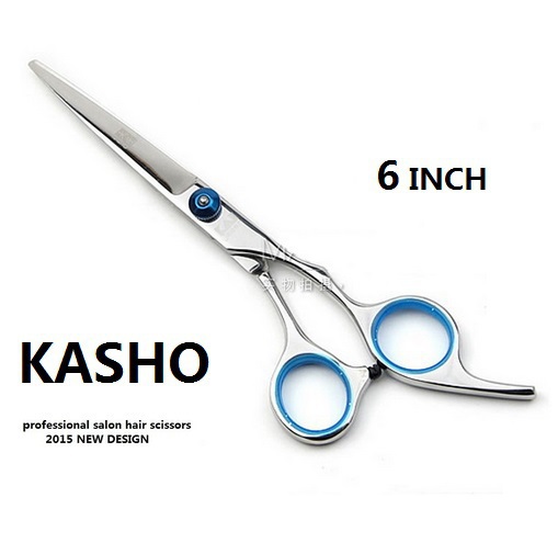 Japan Kasho 6 inch profissional hair scissors hairdressing barber tijeras cutting scissors shears thinning high quality 1pcs