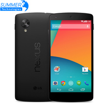 Original Unlcoked LG Nexus 5 D820 mobile phone 4.95 inch Quad core 2G RAM 16G internal 8.0MP camera Refurbished Cell Phones