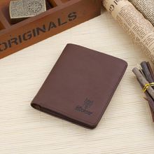NEW Men Wallets Genuine Leather Vintage Purses High Quality Carteira Money Bag Credit Card Holders Dollar