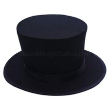 Plegable sombrero de copa del truco de magia etapa Prop del mago trucos de magia apoyos mágicos