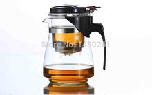 Promotion Genuine glass teapot tea kettle 600ML detachable tea Press this button to filter the tea