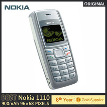 Cheap Refurbished 1110 Original Unlocked Nokia 1110 Cell phone Dualband Classic GSM Cell phone 1 year warranty