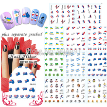 Toe Nail Art Stickers H0tg82 World Black White Flower Nail Art World Stickers